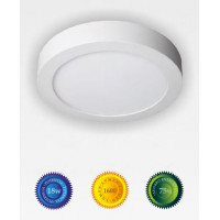 Downlight led superficie redondo 18W luz blanca