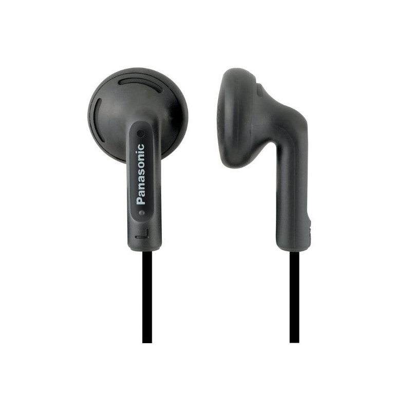 Auricular estéreo botón plano Panasonic RP-HV094 negro.