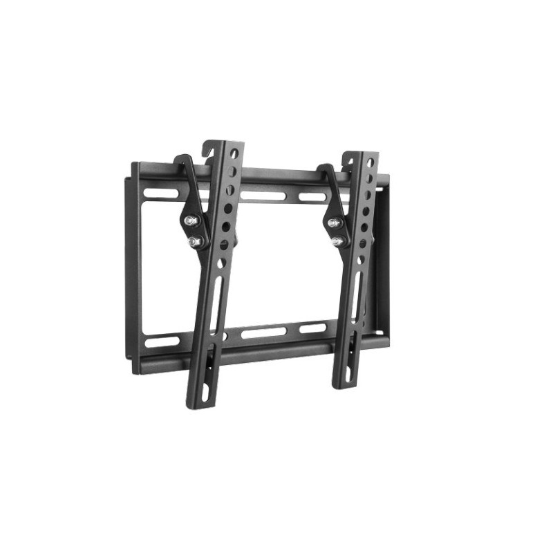 Soporte tv 23-42" inclinable negro.